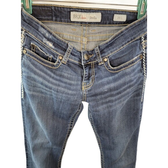 BKE Buckle‎ Bootcut Stella Slim Bootcut Thick Stitch Jeans  28 Long - Picture 3 of 5